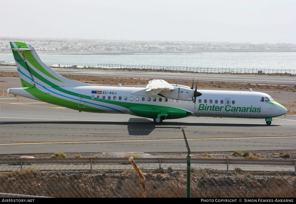 Aircraft Photo of EC-KGJ | ATR ATR-72-500 (ATR-72-212A) | Binter Canarias | AirHistory.net #533901