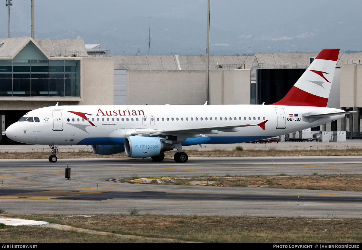Aircraft Photo of OE-LBJ | Airbus A320-214 | Austrian Airlines | AirHistory.net #533910