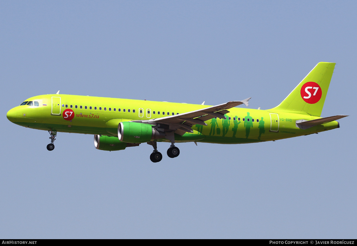 Aircraft Photo of VQ-BRD | Airbus A320-214 | S7 Airlines | AirHistory.net #533914