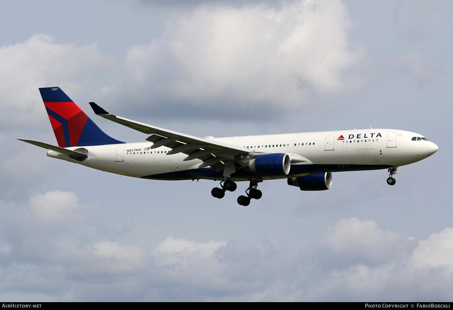 Aircraft Photo of N857NW | Airbus A330-223 | Delta Air Lines | AirHistory.net #533927