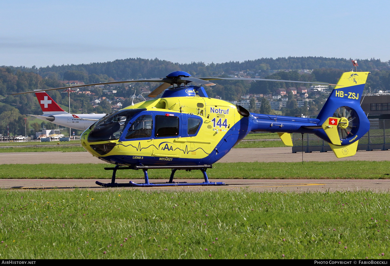 Aircraft Photo of HB-ZSJ | Eurocopter EC-135P-1 | Lions Air | AirHistory.net #533930