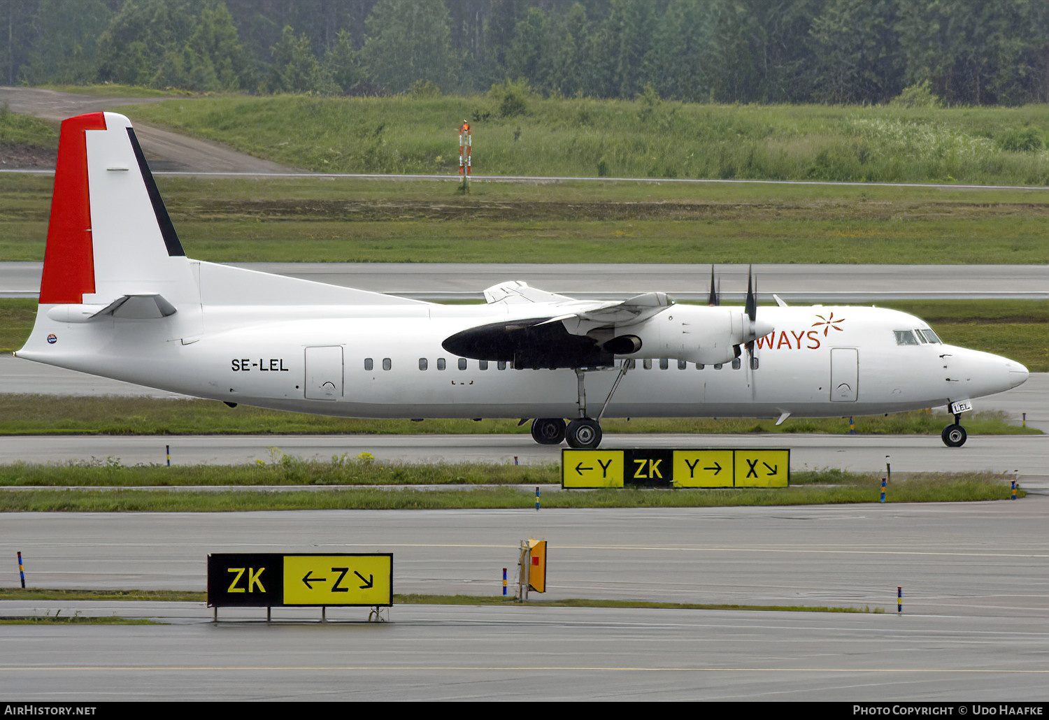 Aircraft Photo of SE-LEL | Fokker 50 | Skyways | AirHistory.net #533933