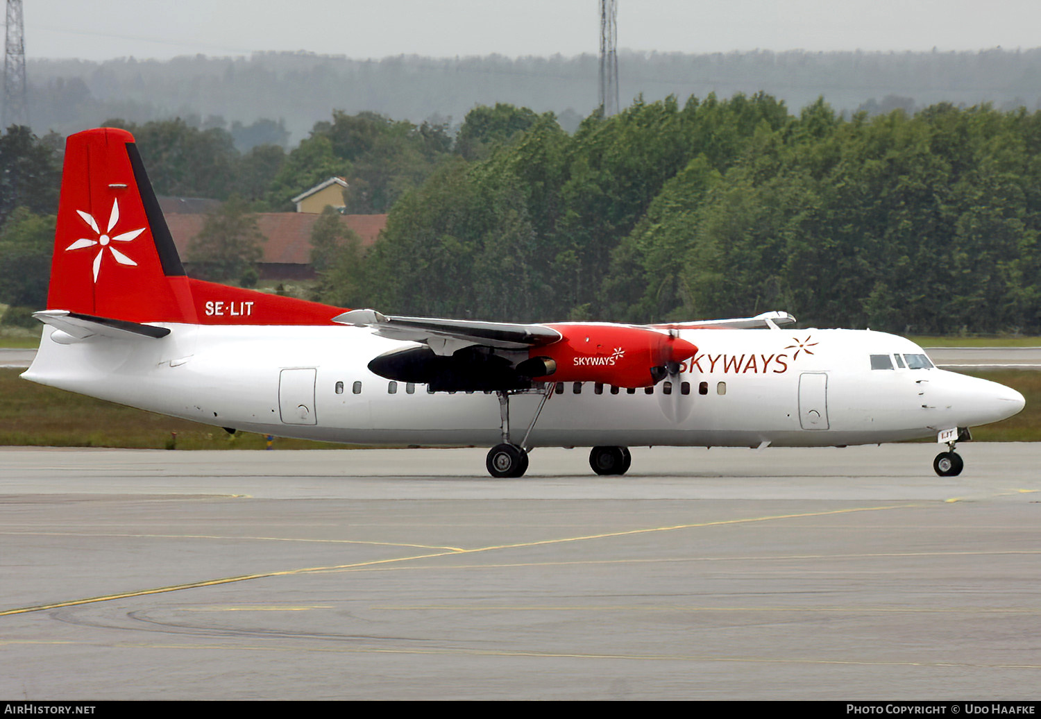 Aircraft Photo of SE-LIT | Fokker 50 | Skyways | AirHistory.net #533934