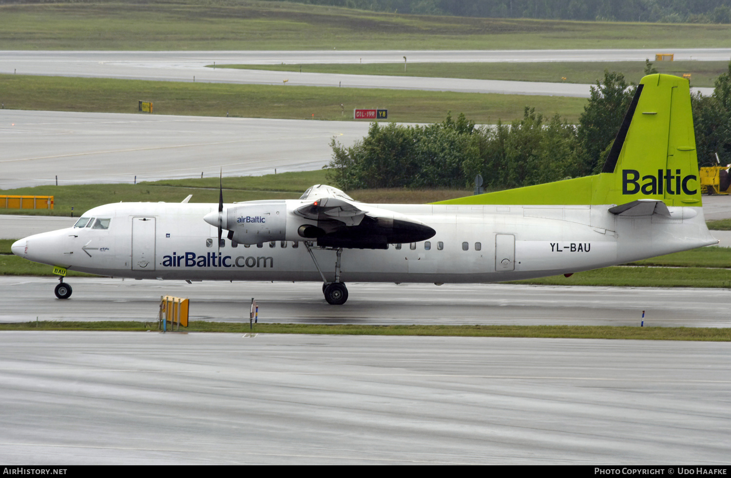 Aircraft Photo of YL-BAU | Fokker 50 | AirBaltic | AirHistory.net #533935