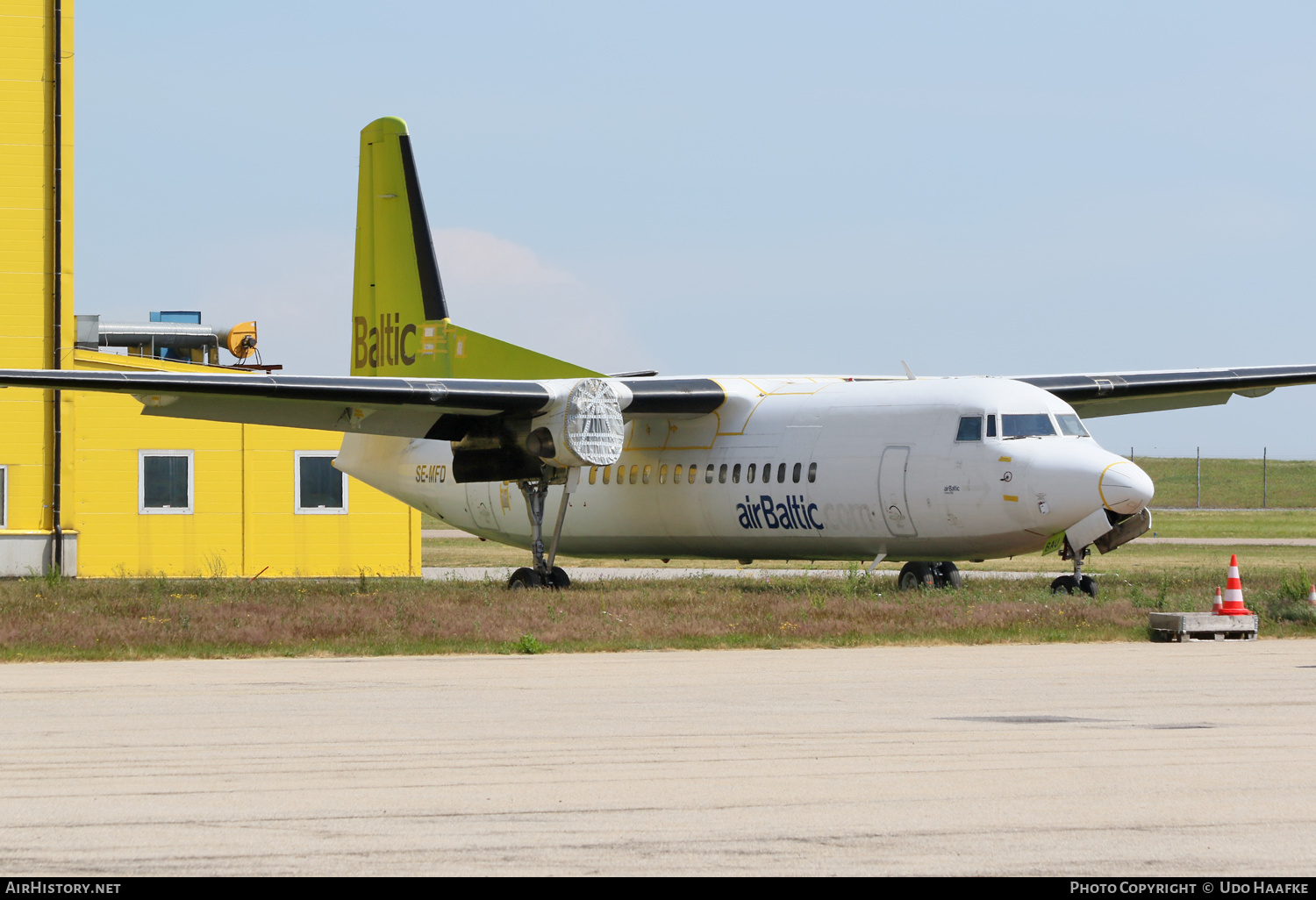Aircraft Photo of SE-MFD | Fokker 50/F | AirBaltic | AirHistory.net #533946