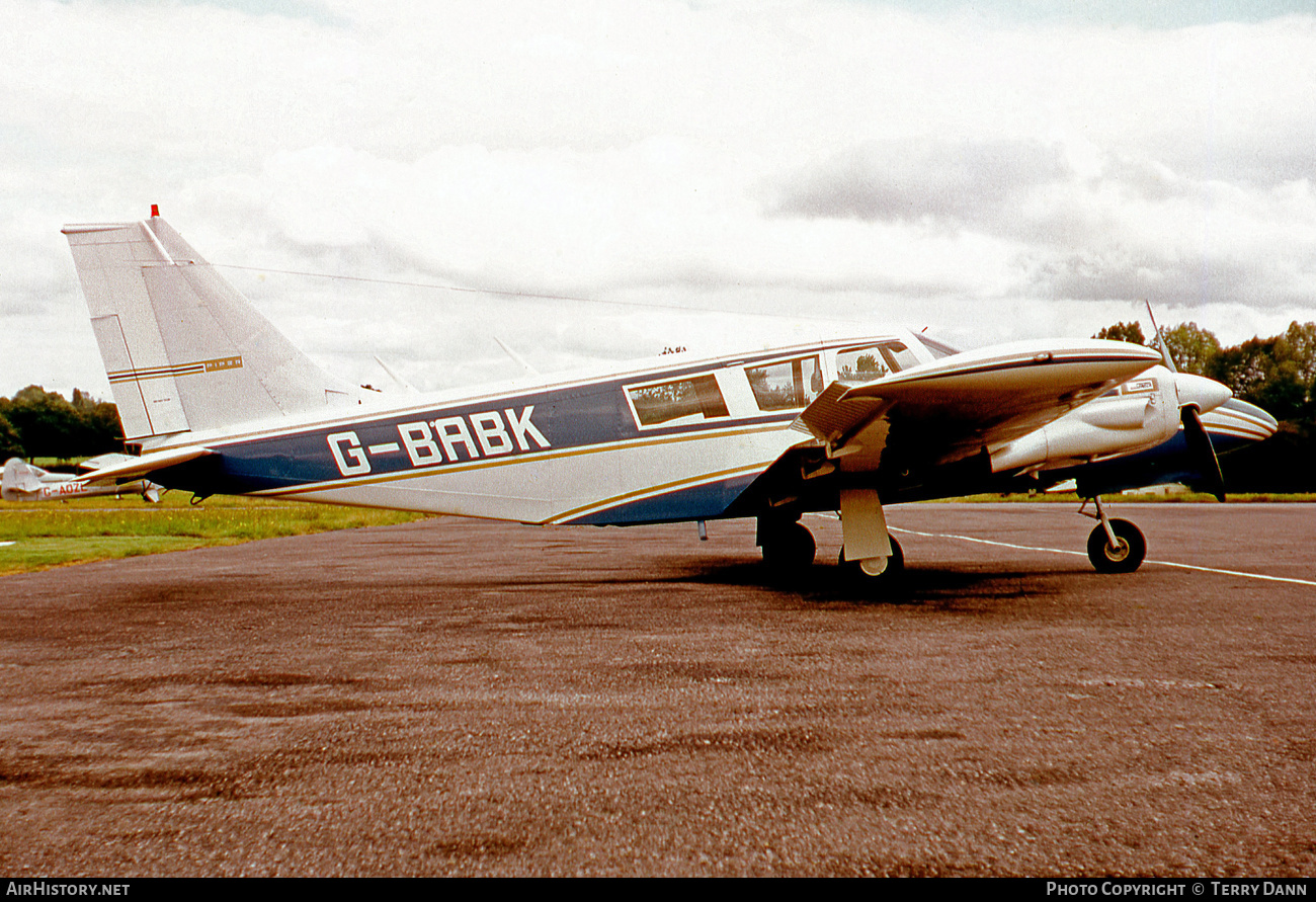 Aircraft Photo of G-BABK | Piper PA-34-200 Seneca | AirHistory.net #533977