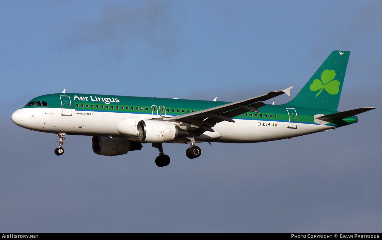 Aircraft Photo of EI-DVH | Airbus A320-214 | Aer Lingus | AirHistory.net #534008