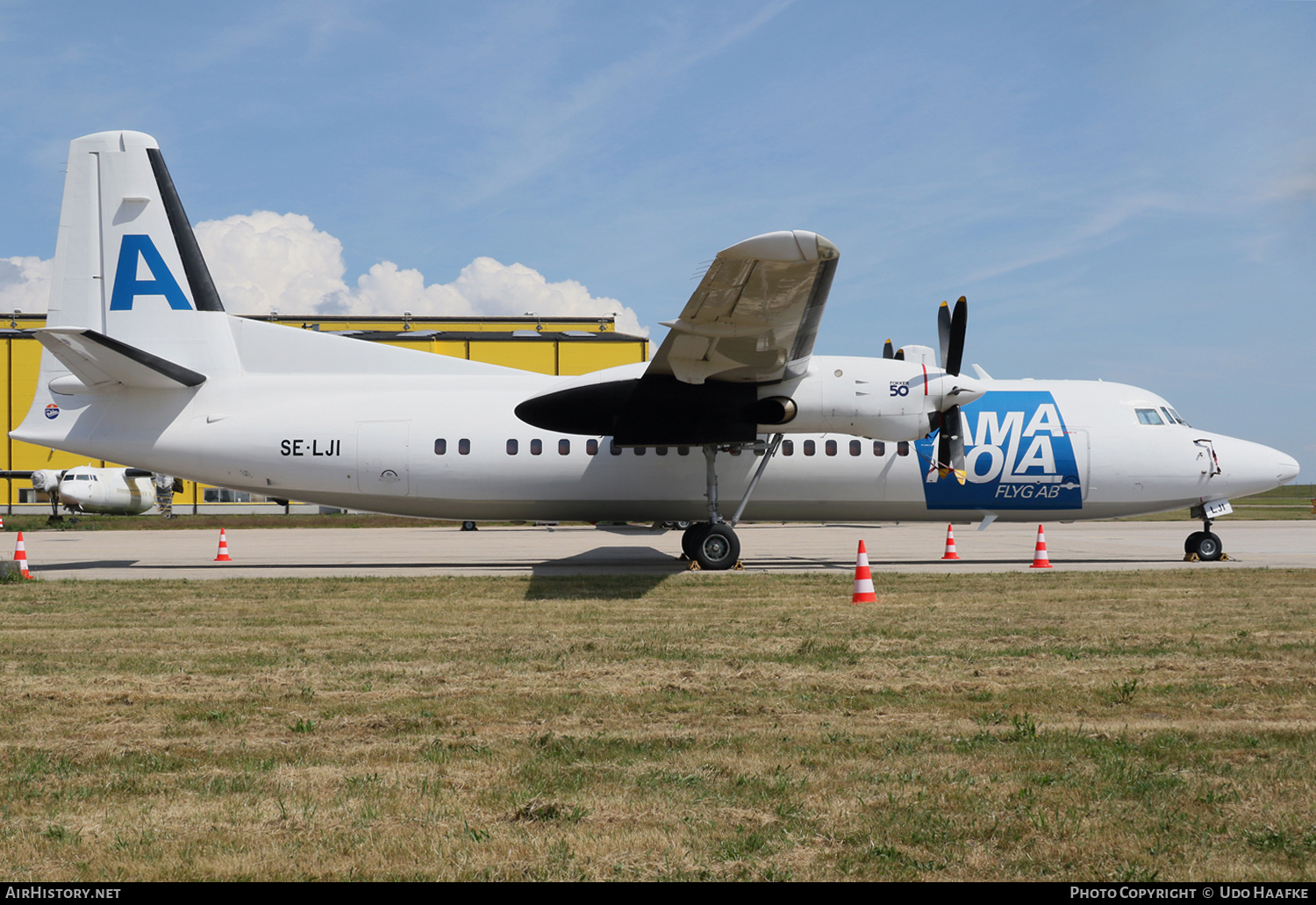 Aircraft Photo of SE-LJI | Fokker 50 | Amapola Flyg | AirHistory.net #534017