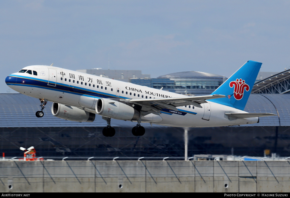 Aircraft Photo of B-6191 | Airbus A319-132 | China Southern Airlines | AirHistory.net #534019