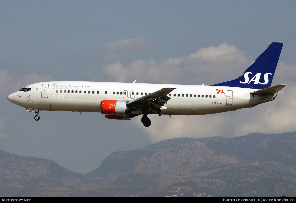 Aircraft Photo of LN-BRE | Boeing 737-405 | Scandinavian Airlines - SAS | AirHistory.net #534020