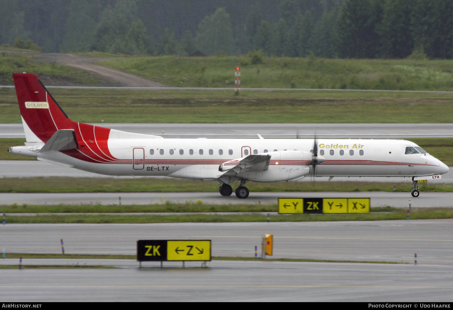 Aircraft Photo of SE-LTX | Saab 2000 | Golden Air | AirHistory.net #534028