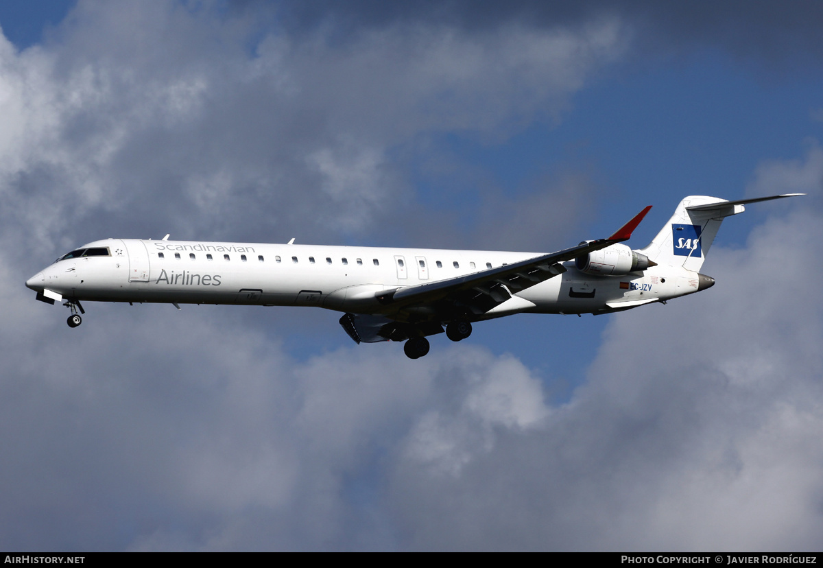 Aircraft Photo of EC-JZV | Bombardier CRJ-900 (CL-600-2D24) | Scandinavian Airlines - SAS | AirHistory.net #534036
