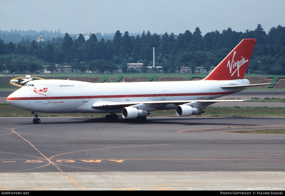 Aircraft Photo of G-VRGN | Boeing 747-212B | Virgin Atlantic Airways | AirHistory.net #534047