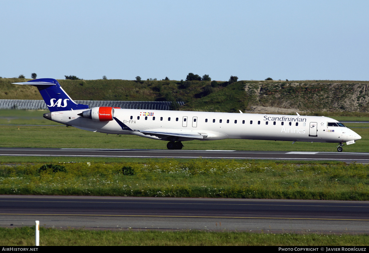 Aircraft Photo of EI-FPA | Bombardier CRJ-900LR (CL-600-2D24) | Scandinavian Airlines - SAS | AirHistory.net #534050