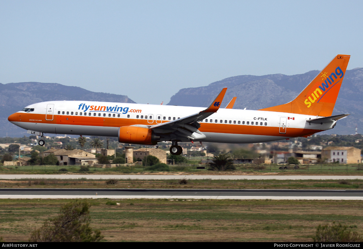 Aircraft Photo of C-FTLK | Boeing 737-8K5 | Sunwing Airlines | AirHistory.net #534056