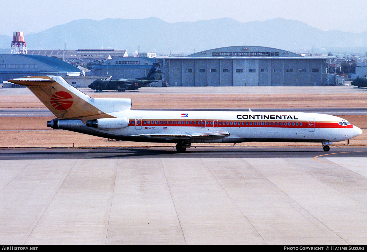 Aircraft Photo of N15790 | Boeing 727-232/Adv | Continental Airlines | AirHistory.net #534065