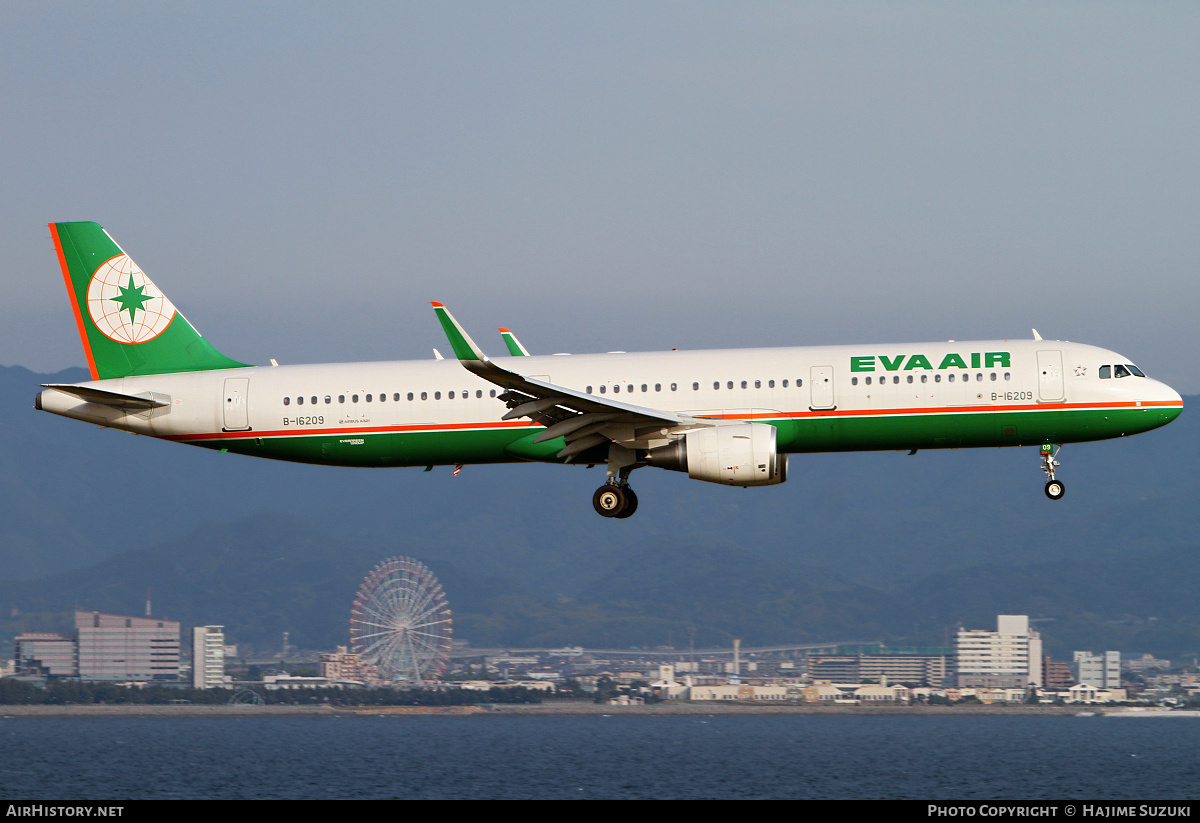 Aircraft Photo of B-16209 | Airbus A321-211 | EVA Air | AirHistory.net #534066