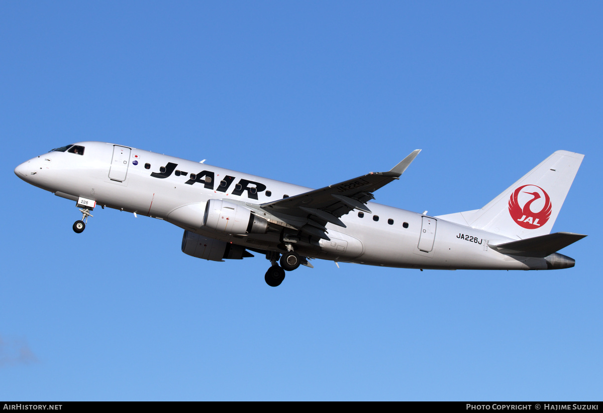 Aircraft Photo of JA226J | Embraer 170STD (ERJ-170-100STD) | J-Air | AirHistory.net #534071