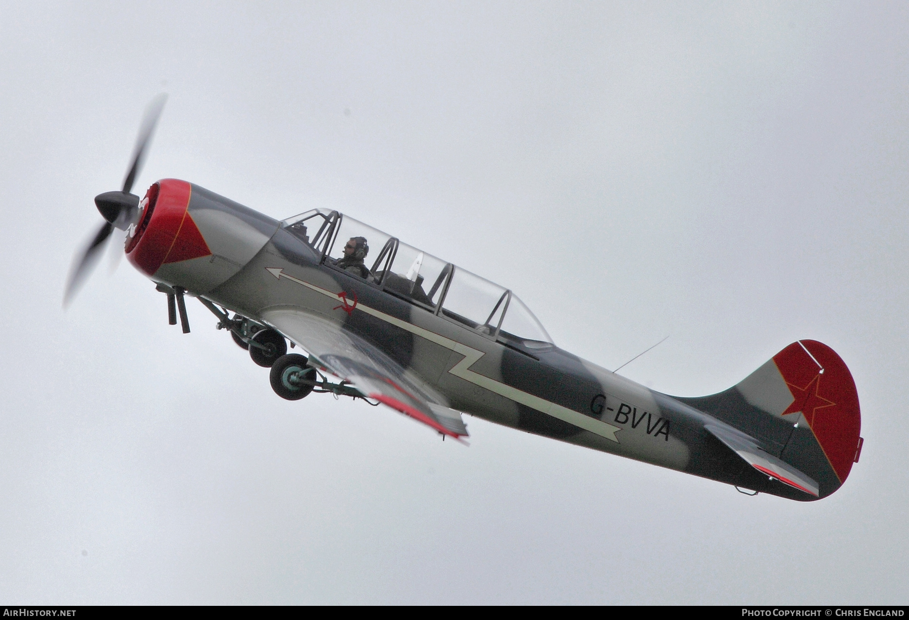 Aircraft Photo of G-BVVA | Yakovlev Yak-52 | Soviet Union - Air Force | AirHistory.net #534079