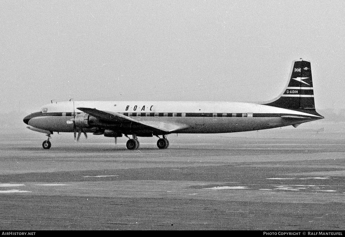 Aircraft Photo of G-AOIH | Douglas DC-7C | BOAC - British Overseas Airways Corporation | AirHistory.net #534083