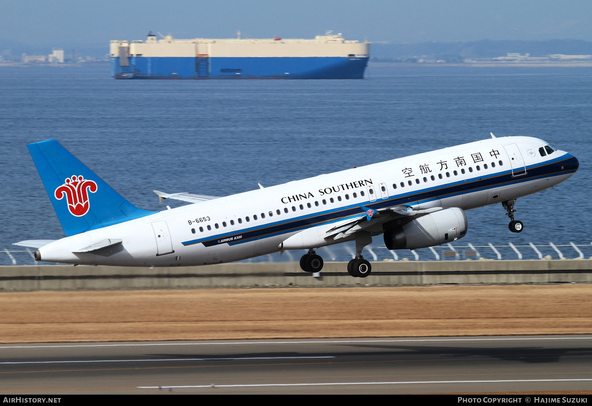 Aircraft Photo of B-6653 | Airbus A320-232 | China Southern Airlines | AirHistory.net #534101