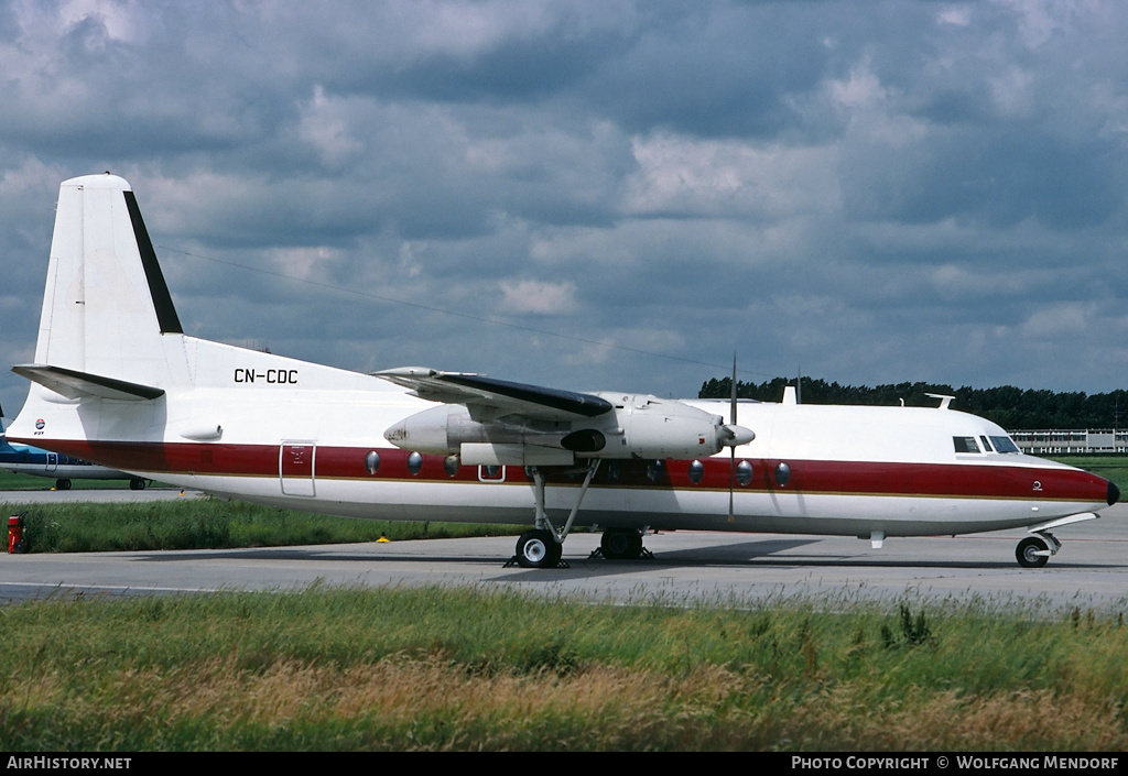 Aircraft Photo of CN-CDC | Fokker F27-500 Friendship | AirHistory.net #534103