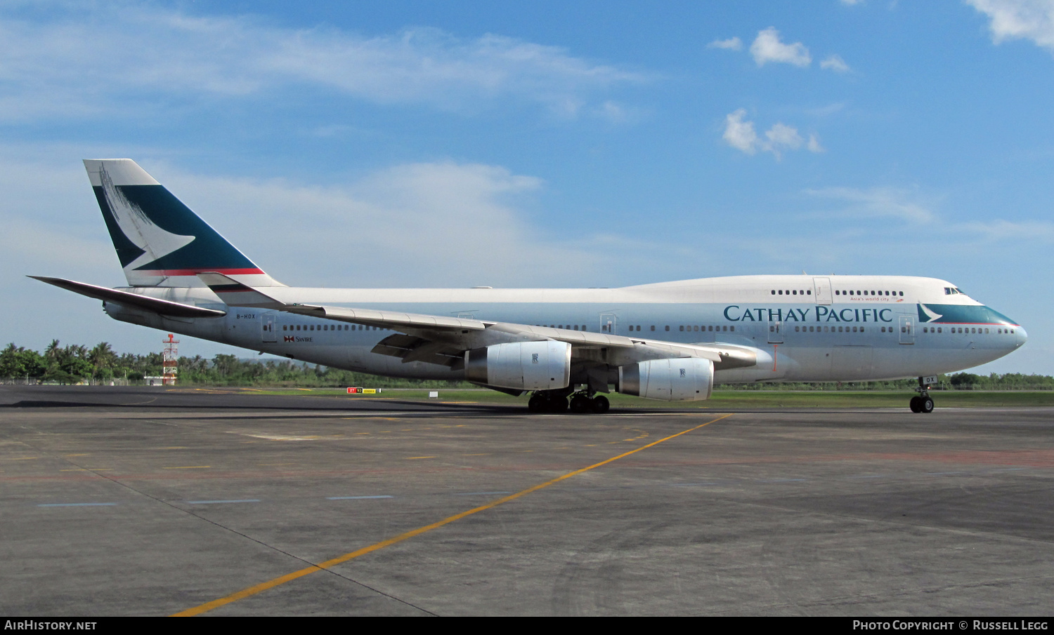 Aircraft Photo of B-HOX | Boeing 747-467 | Cathay Pacific Airways | AirHistory.net #534111