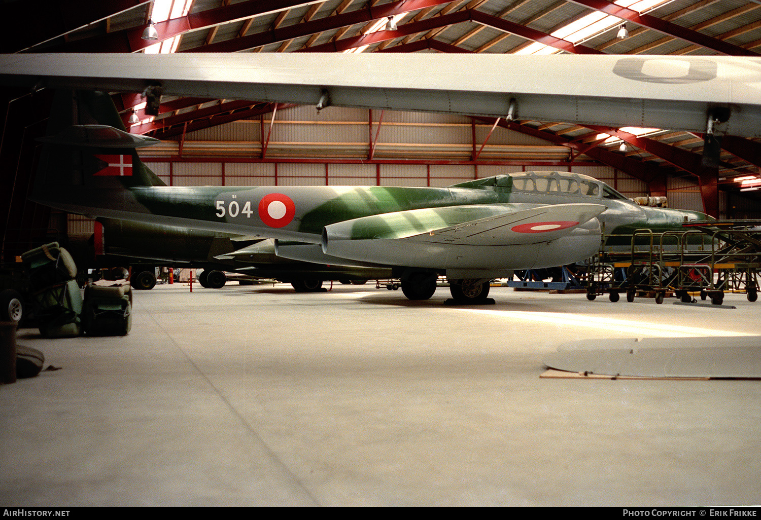 Aircraft Photo of 51-504 | Gloster Meteor NF11 | Denmark - Air Force | AirHistory.net #534126