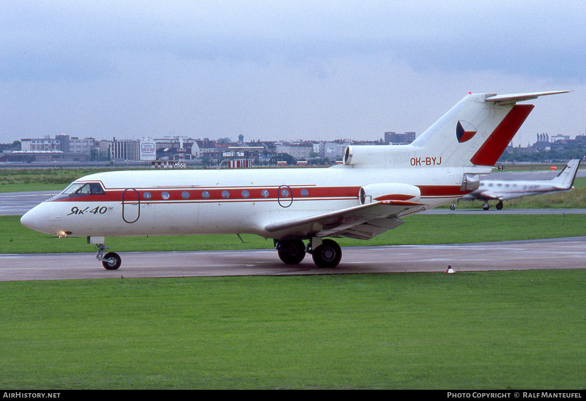 Aircraft Photo of OK-BYJ | Yakovlev Yak-40K | Czechoslovakia Government | AirHistory.net #534139