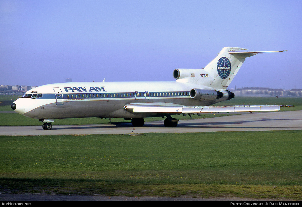 Aircraft Photo of N318PA | Boeing 727-21 | Pan American World Airways - Pan Am | AirHistory.net #534140