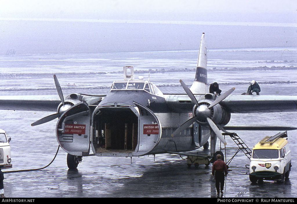 Aircraft Photo of G-AMLP | Bristol 170 Freighter Mk32 | British United Air Ferries | AirHistory.net #534142