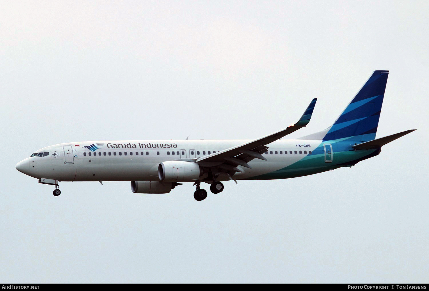 Aircraft Photo of PK-GNE | Boeing 737-8U3 | Garuda Indonesia | AirHistory.net #534150