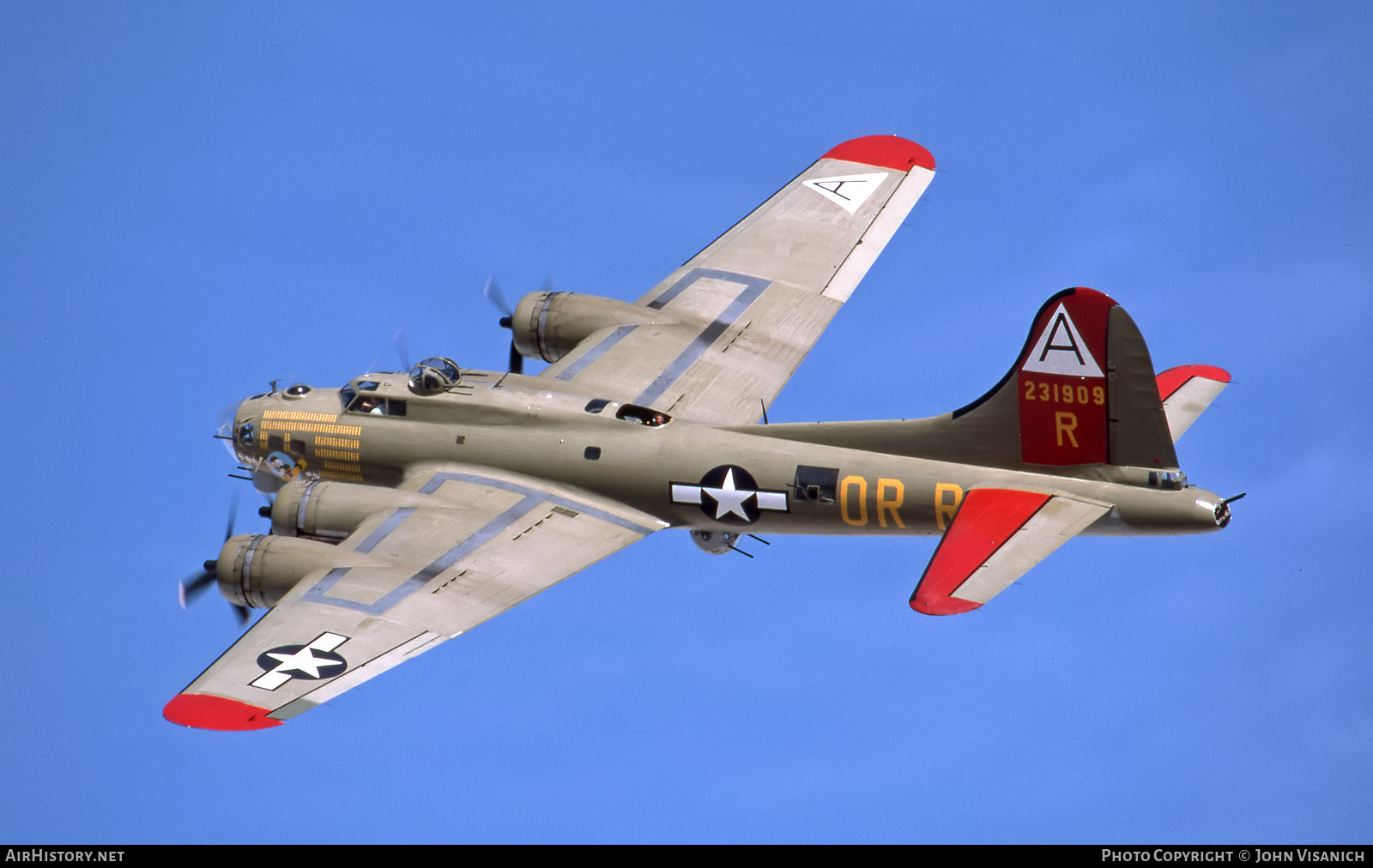 Aircraft Photo of N93012 / NL93012 / 231909 | Boeing B-17G Flying Fortress | USA - Air Force | AirHistory.net #534156