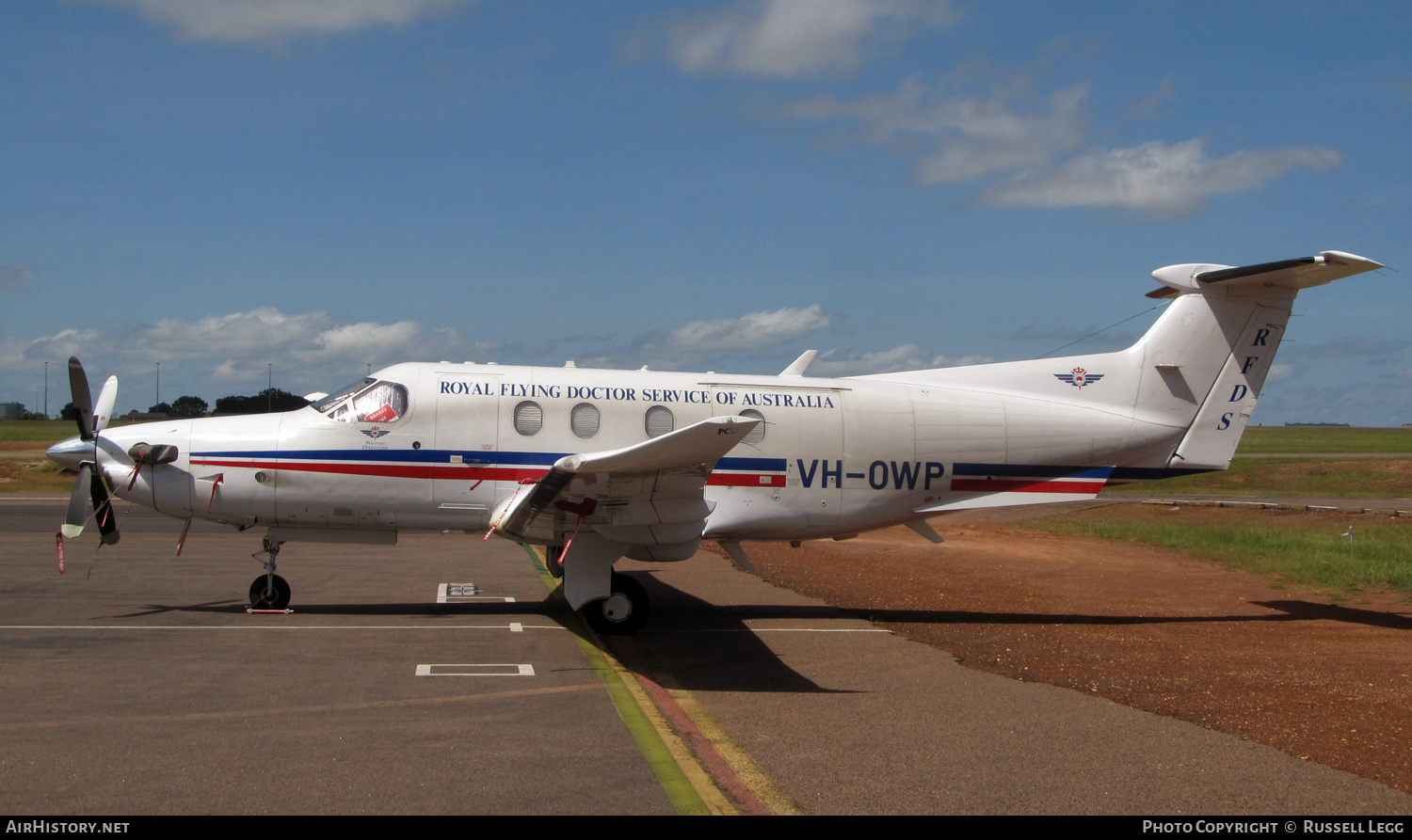 Aircraft Photo of VH-OWP | Pilatus PC-12NG (PC-12/47E) | Royal Flying Doctor Service - RFDS | AirHistory.net #534160