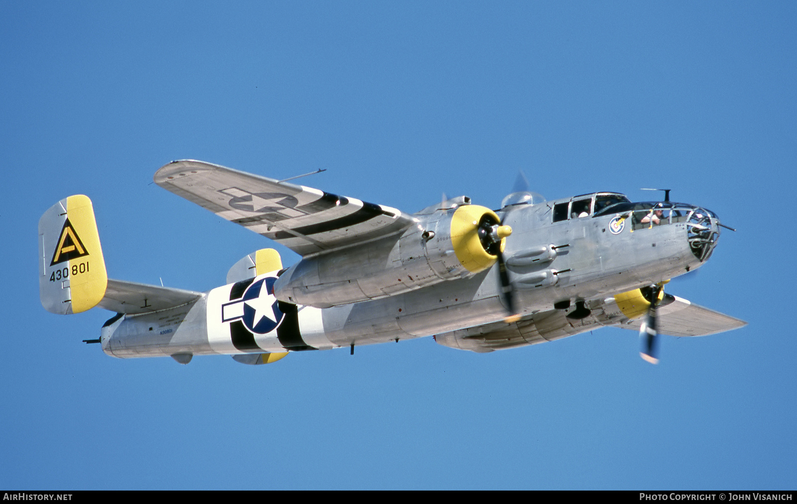 Aircraft Photo of N30801 / 430801 | North American B-25J Mitchell | USA - Air Force | AirHistory.net #534183