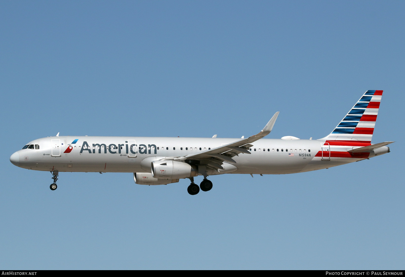 Aircraft Photo of N159AN | Airbus A321-231 | American Airlines | AirHistory.net #534199