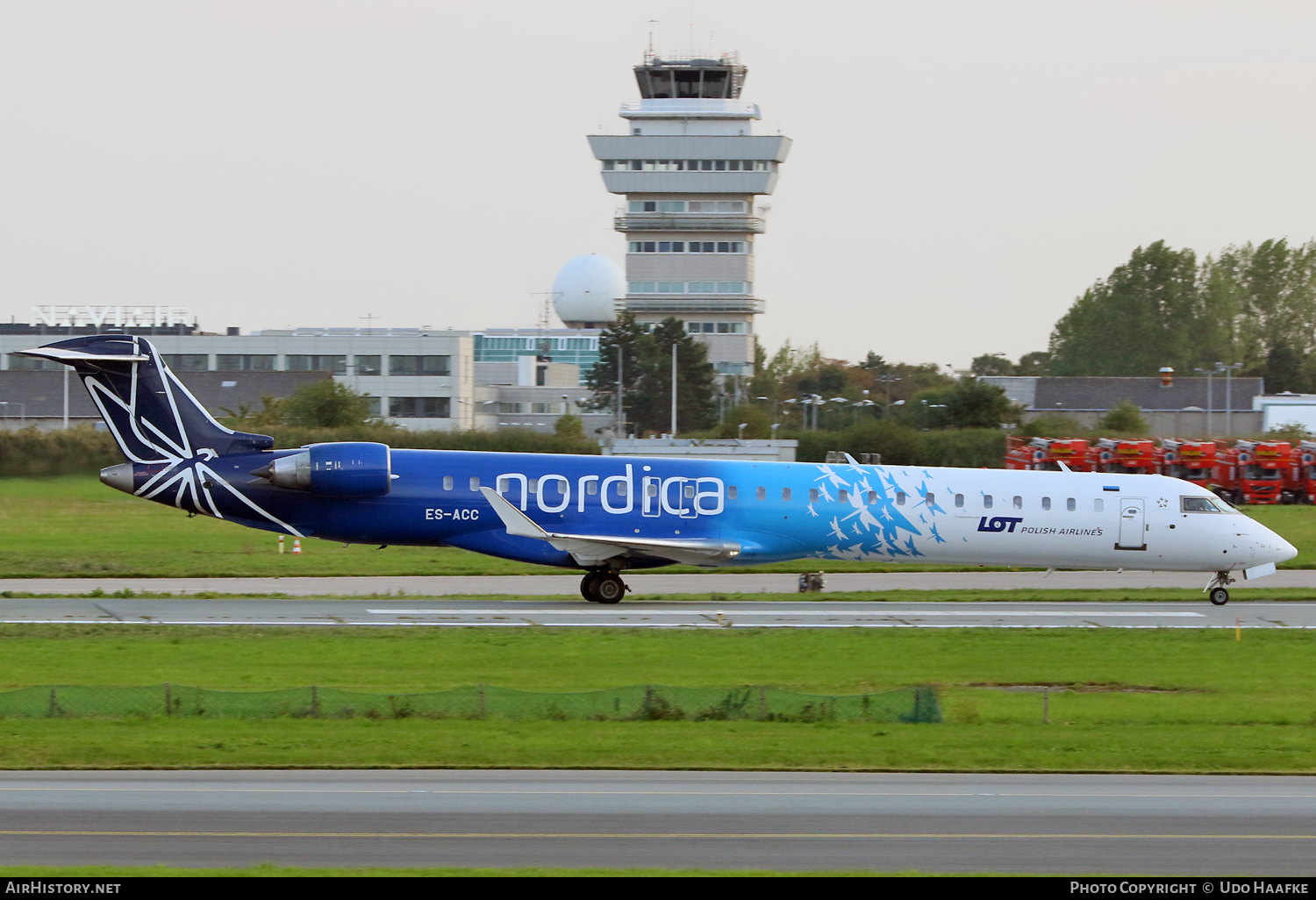 Aircraft Photo of ES-ACC | Bombardier CRJ-900ER (CL-600-2D24) | Nordica | AirHistory.net #534219