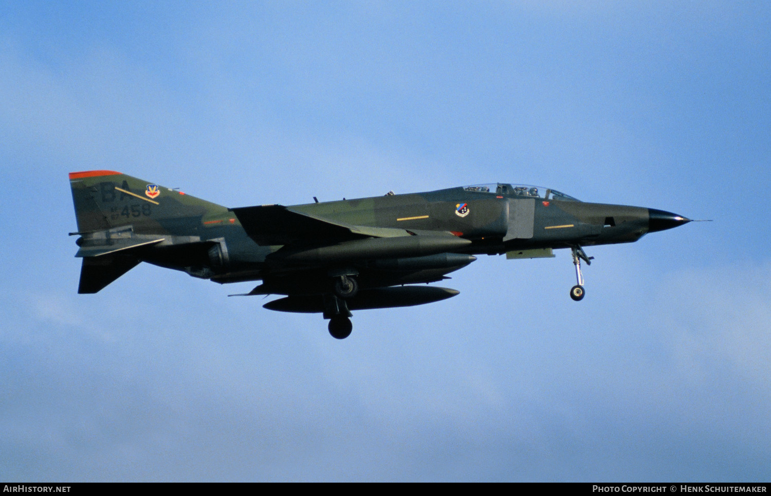 Aircraft Photo of 67-0458 / AF67-458 | McDonnell Douglas RF-4C Phantom II | USA - Air Force | AirHistory.net #534238