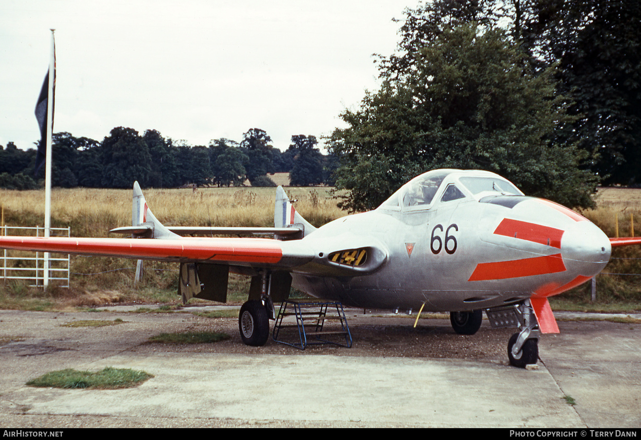 Aircraft Photo of XD452 | De Havilland D.H. 115 Vampire T11 | UK - Air Force | AirHistory.net #534266