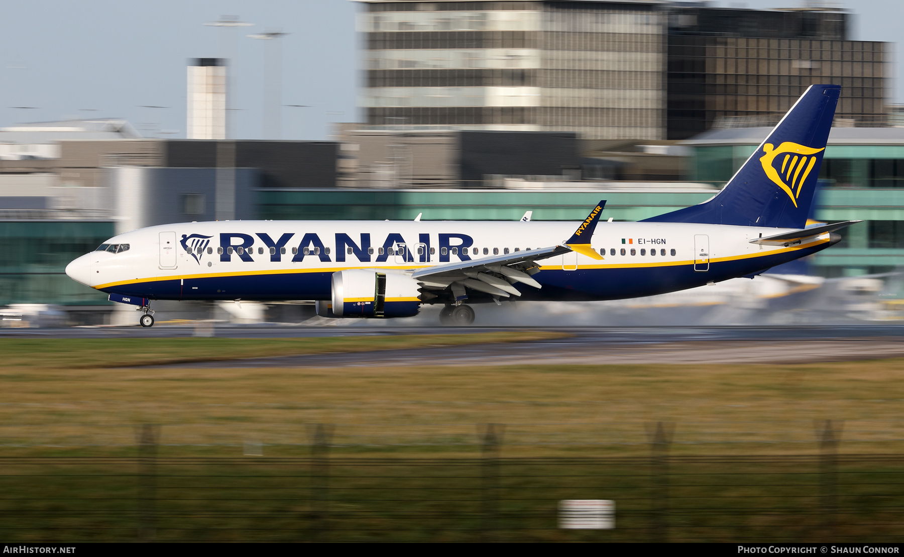 Aircraft Photo of EI-HGN | Boeing 737-8200 Max 200 | Ryanair | AirHistory.net #534285