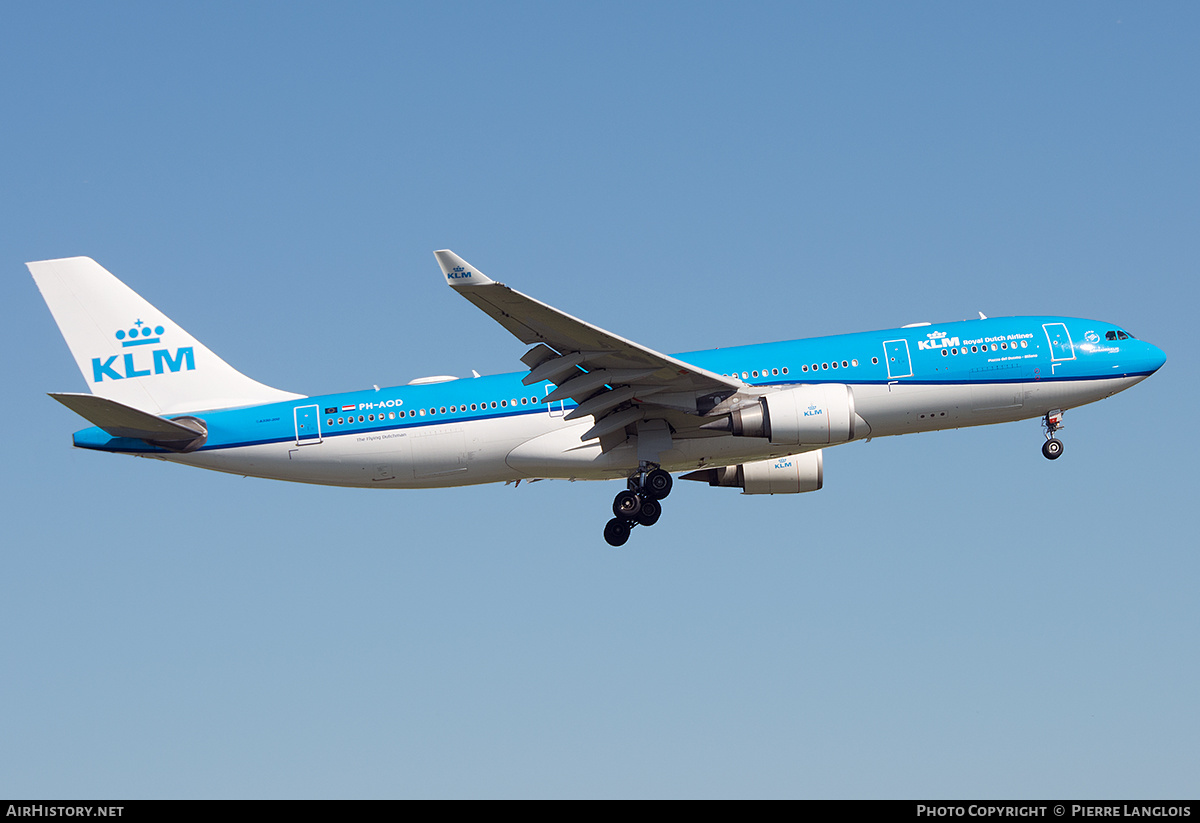 Aircraft Photo of PH-AOD | Airbus A330-203 | KLM - Royal Dutch Airlines | AirHistory.net #534310