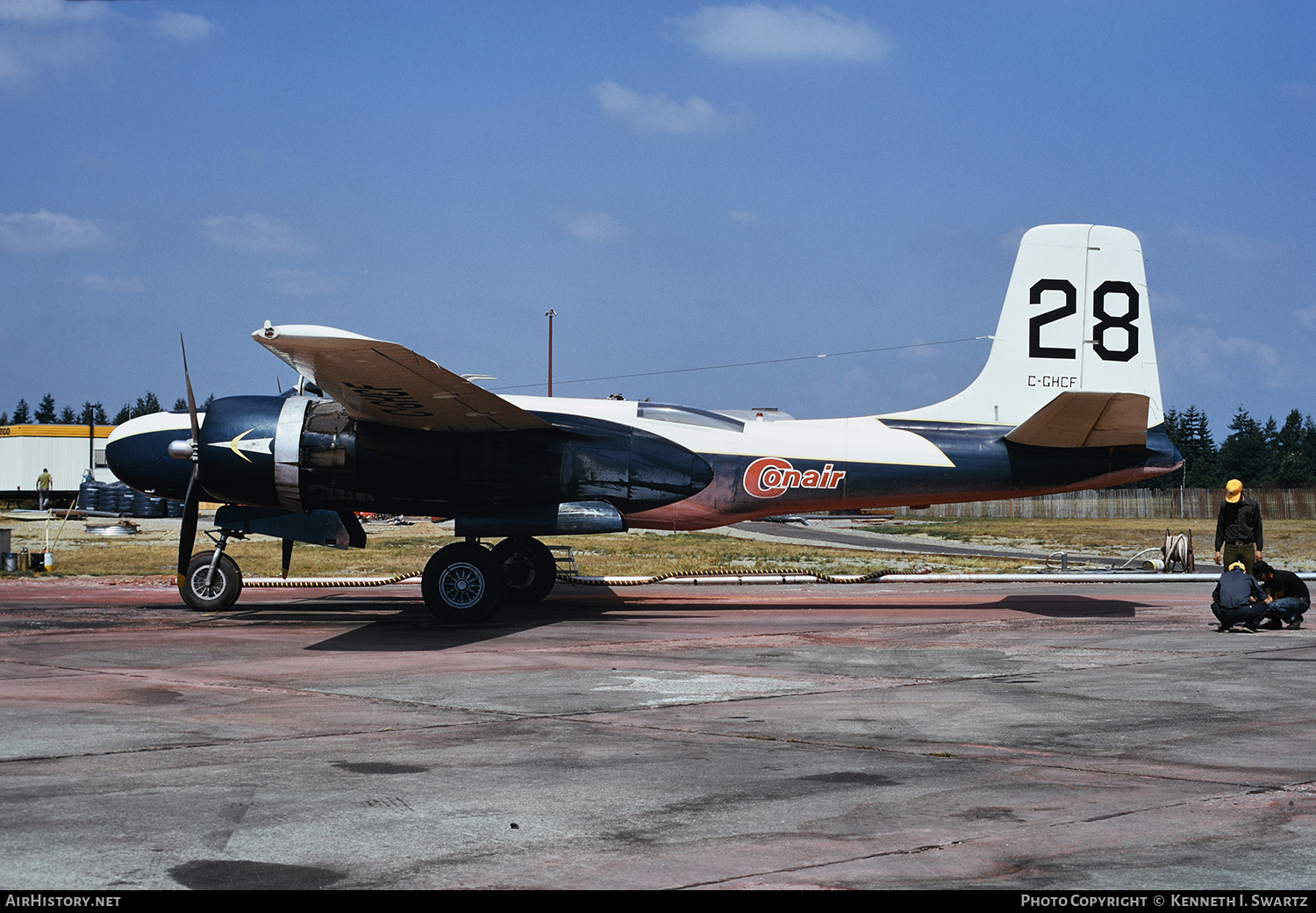 Aircraft Photo of C-GHCF | Douglas A-26C Invader | Conair Aviation | AirHistory.net #534336