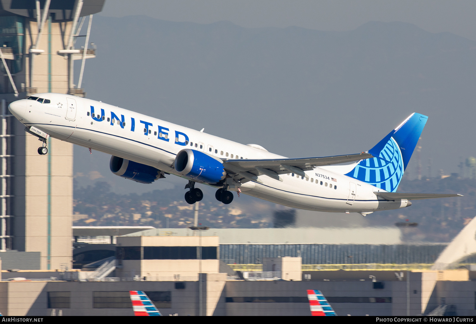 Aircraft Photo of N37534 | Boeing 737-9 Max 9 | United Airlines | AirHistory.net #534343