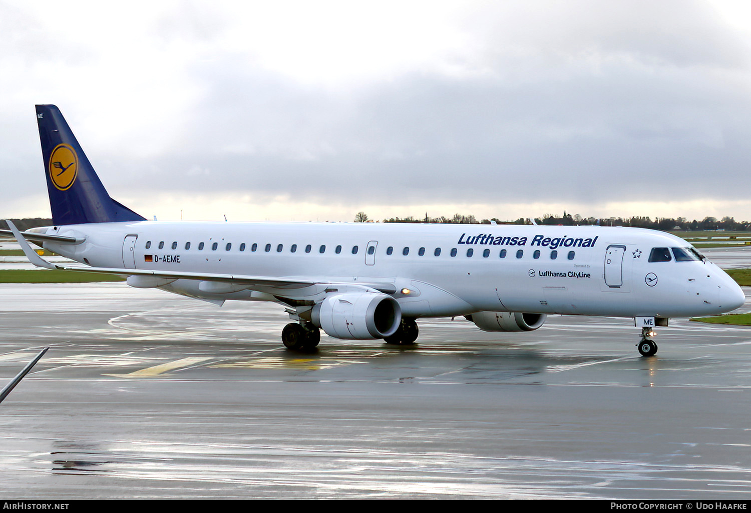Aircraft Photo of D-AEME | Embraer 195LR (ERJ-190-200LR) | Lufthansa Regional | AirHistory.net #534353