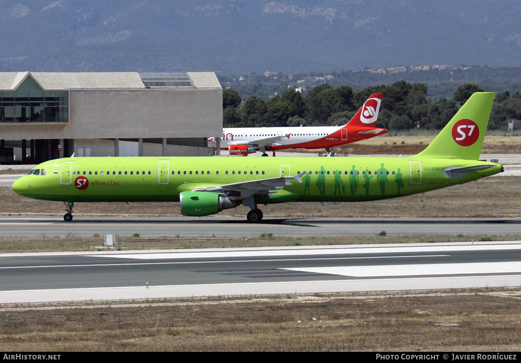Aircraft Photo of VQ-BQK | Airbus A321-211 | S7 Airlines | AirHistory.net #534365