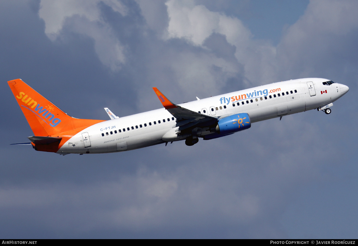 Aircraft Photo of C-FTJH | Boeing 737-8BK | Sunwing Airlines | AirHistory.net #534370