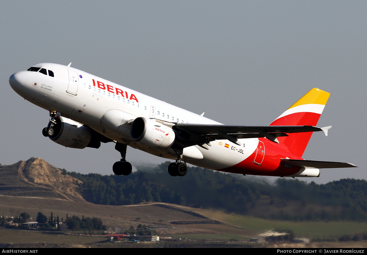 Aircraft Photo of EC-JDL | Airbus A319-111 | Iberia | AirHistory.net #534376