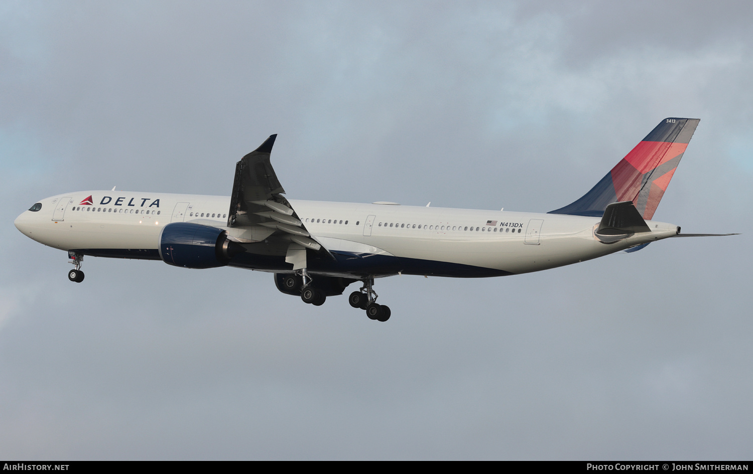 Aircraft Photo of N413DX | Airbus A330-941N | Delta Air Lines | AirHistory.net #534398
