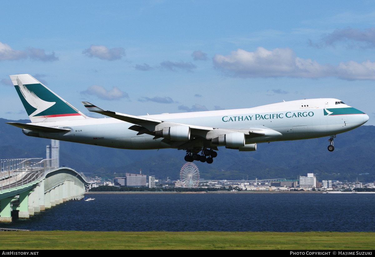 Aircraft Photo of B-LIA | Boeing 747-467F/ER/SCD | Cathay Pacific Airways Cargo | AirHistory.net #534433