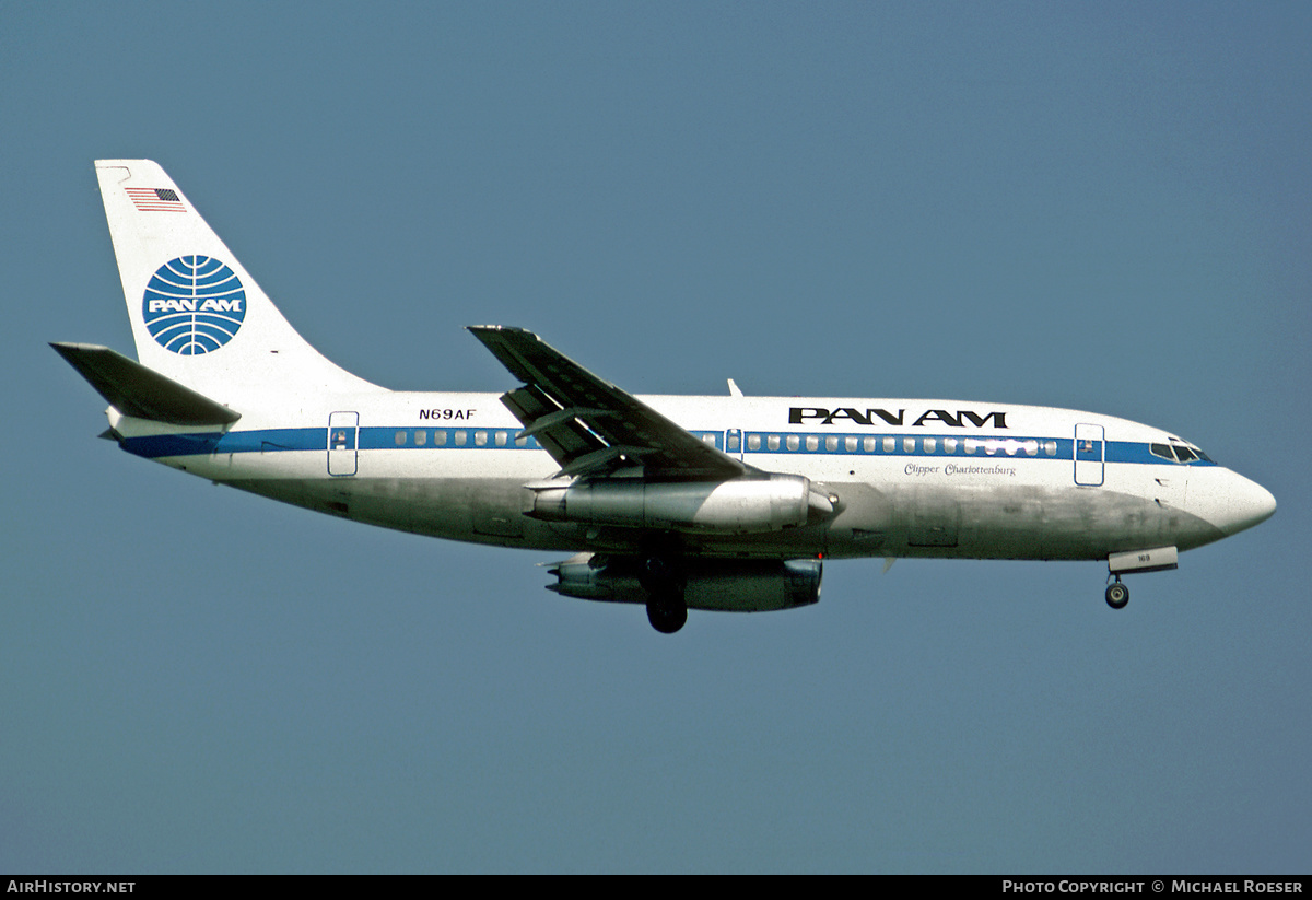 Aircraft Photo of N69AF | Boeing 737-222 | Pan American World Airways - Pan Am | AirHistory.net #534441